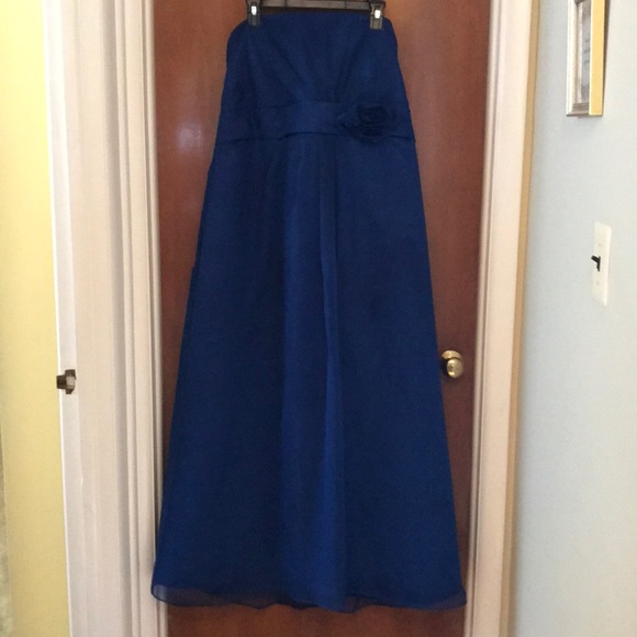 Saison Blanche blue gown size 22 - Picture 1 of 5